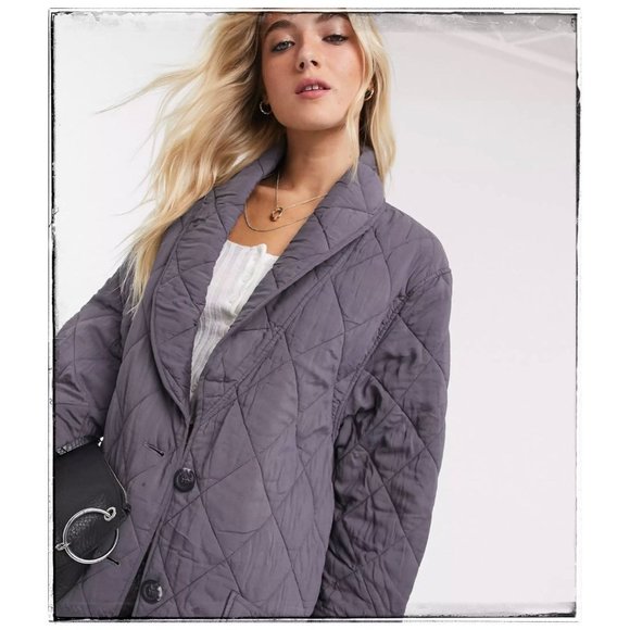 FREE PEOPLE Happy Day Dreamer Quilted Jacket Coat NEW!!! - Picture 2 of 12